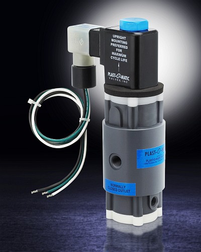 Series EASY-NO is a normally-open solenoid valve for all types of nasty chemicals, as well as ultra-pure liquids.
